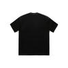 Li-Ning Bedrucktes Rundhals-Casual-Atmungsaktives Kurzarm-T-Shirt Unisex-Oberteile Schwarz AHSU263-3