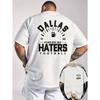 Men'S T-Shirt for Summer 2026, Made from Knitted Fabric for aComfortable Feel, with a Dallas Football Theme Print, Perfect for Outdoor Activities