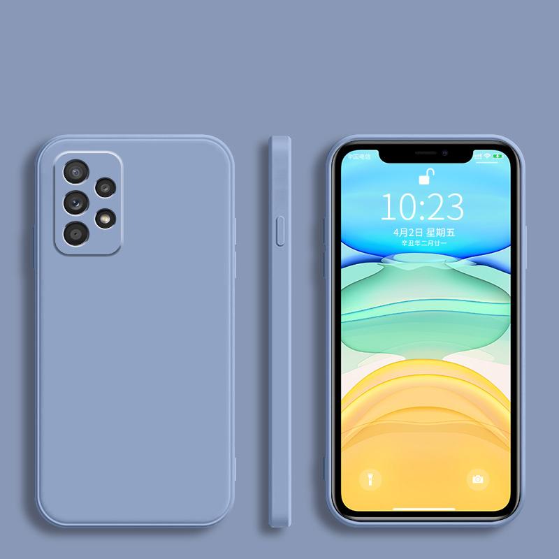 Square Soft Silicone Case for Samsung Galaxy A53 A73 A33 A23 A13 4G 5G A22 A32 A42 A52 A72 A82 A51 A71 A50 A70 Protective Cover