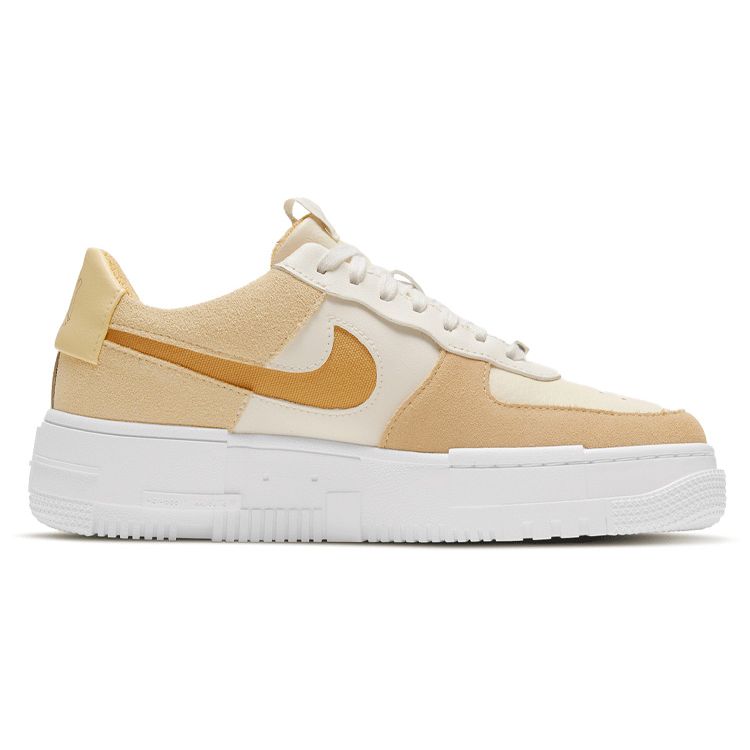 Nike  Air Force 1 Pixel Sail Tan Women Sneakers Cream Bucktan Coconut-Milk DH3856-100