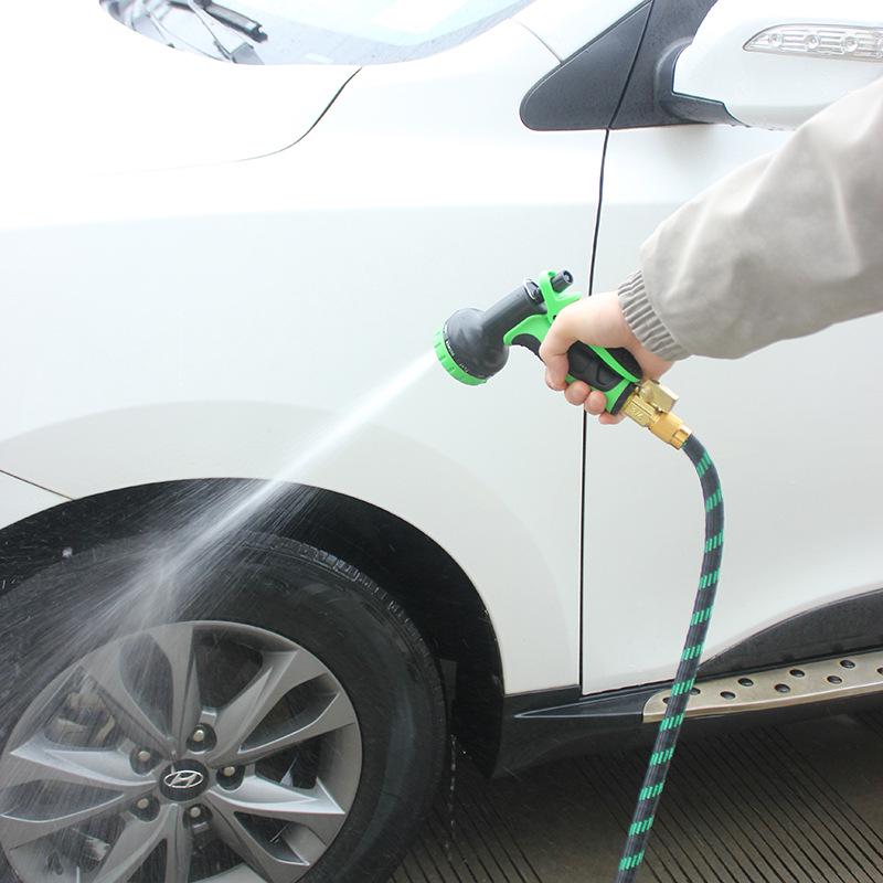 Magic Retractable Garden Hose with High-Pressure Sprayer for Gardening and Car Washing