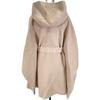 Coach 11003658 Beige Wool X Cashmere Signature Lining Belted Cape Coat Coat XS/S beigeUsed