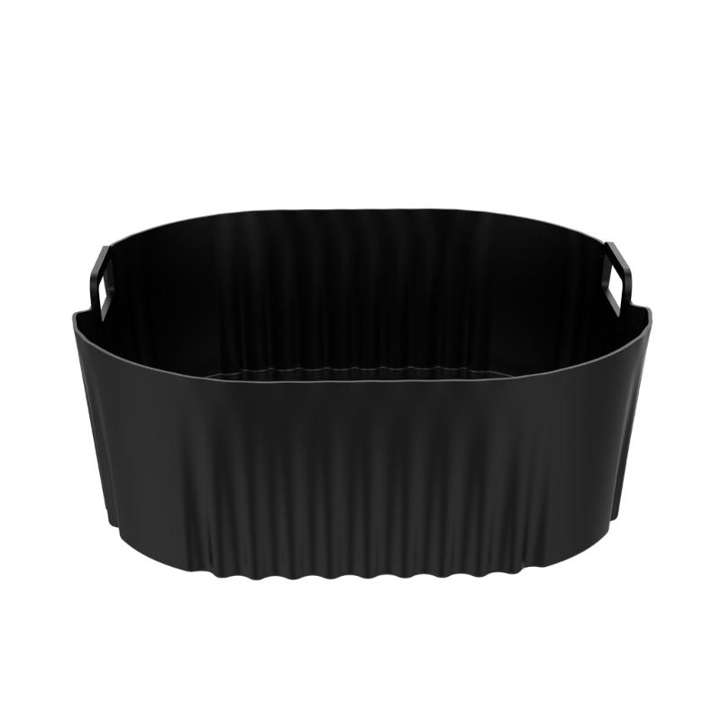2PCS Square Cooking Mats Oven Safe Grilling Mats Silicone Texture Air Fryers Bowl Suitable for Kitchen Baking Use
