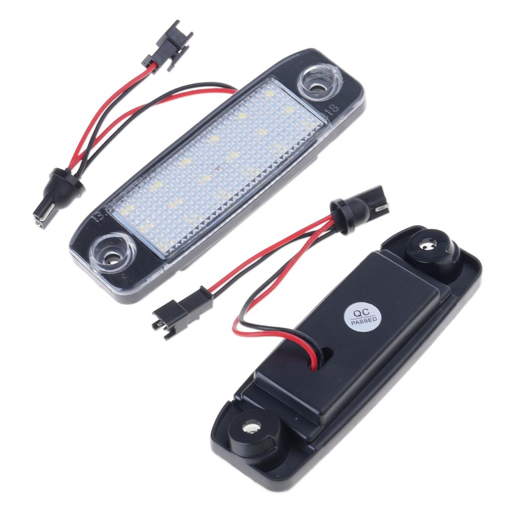 Pair Strong Plastic LED License Plate Lights Offering Long Lasting Performances Vehicle Accessories for Korea Vehicle