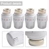 4pcs Thermostatic Temperature Control Valve Head M30x1.5 Radiator Valve Heating Anti-Freeze Protection For Home Improvement