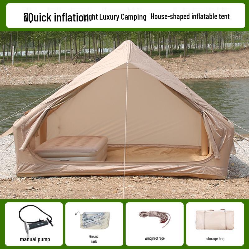 6.3 sqm All-Season Automatic Inflatable Tent for Outdoor Travel