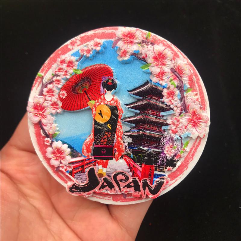 Japan Travelling Souvenirs Tokyo Fridge Magnets Mount Fuji Ninja Kyoto Fridge Stickers Christmas Gifts Message Board Stickers