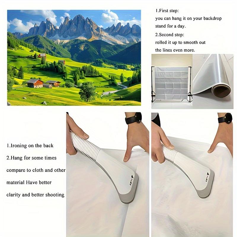 1 piece Swiss Alpine Scenery Backdrop - Jungle-like green pastures and majestic mountains hanging decor