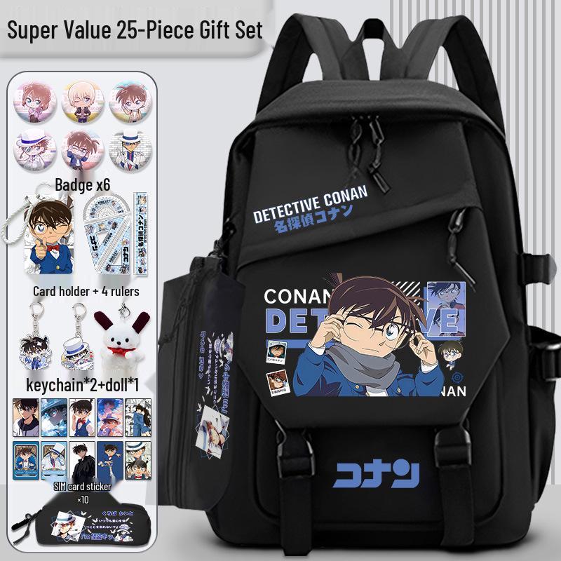 Detective Conan x Kaito Kid Large Capacity Backpack for Students
