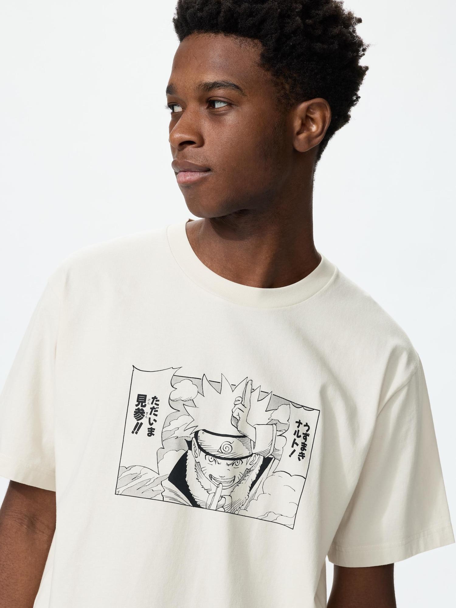 Uniqlo Япония Манга Ut Shueisha 100-летие narUto 30 NATURAL/XS