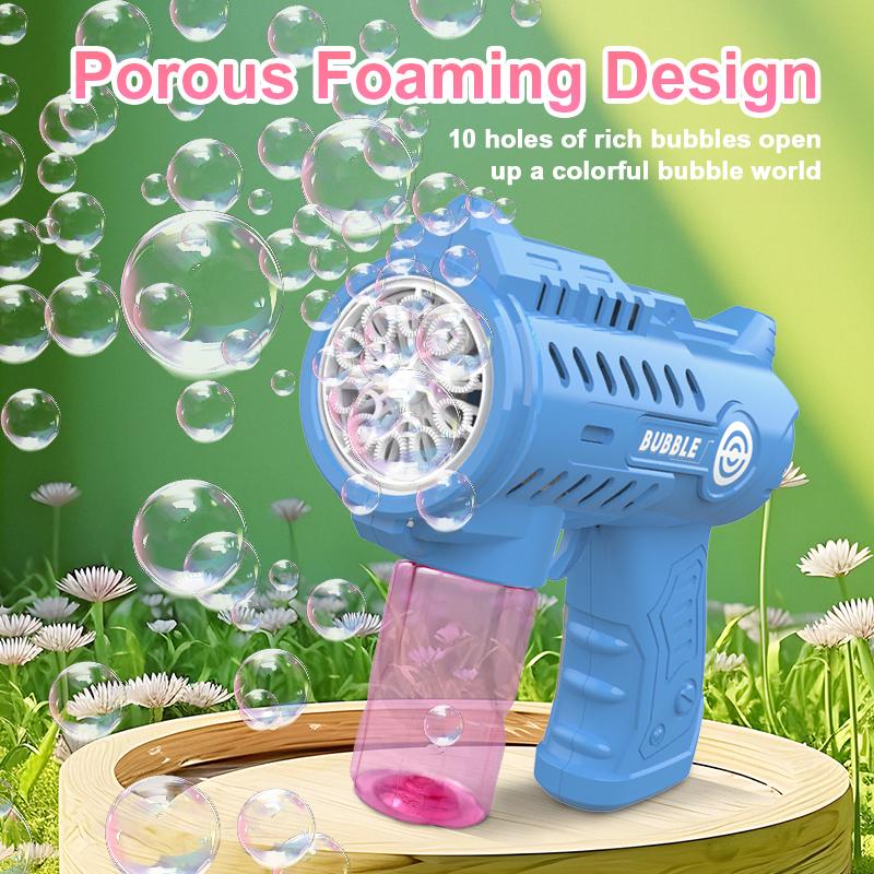 Space Handheld Bubble Gun Toy Children'S Holiday Gift Outdoor Toy With A Large Amount Of Bubbles Without Battery Bubble Water
