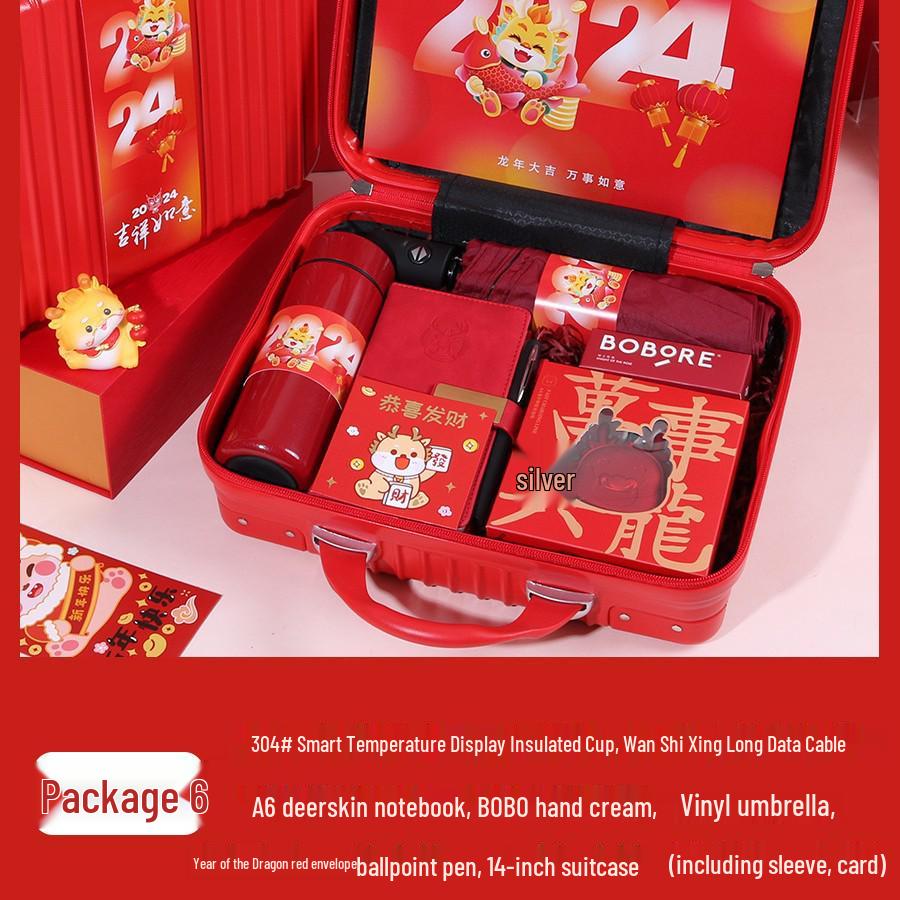 Drachenjahr Isolierbecher Geschenkset für Jubiläen und Firmenveranstaltungen