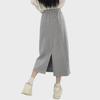 2024 Koreanischer Stil High Waist Slim Rock mit Rückenschlitz - Vielseitig, Lässig und Elastisch