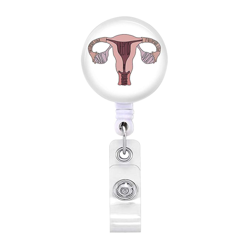 Cute Ambulance Retractable Nurse Badge Reel Clip Cartoon Medicine Doctor Students IC ID Card Badge Holder