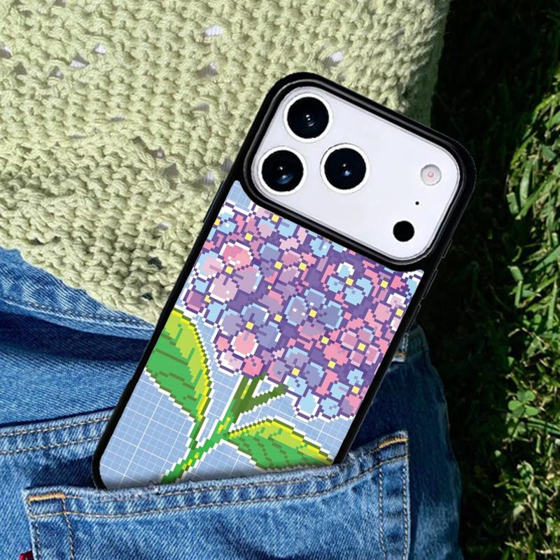 Art Pixel Aesthetic Phone Case Cover for IPhone 11 12 13 14 15 16e 17 Pro Max Coque for IPhone 17 Air