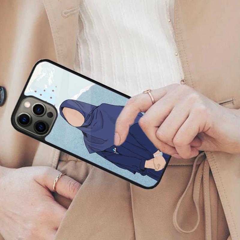 

Muslim Islamic Arabic Hijab Gril Magnetic Phone Case For APPLE iPhone 17 Air 16 14 13 12 Pro Max 15 Plus MagSafe Cover iPhone 13mini
