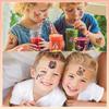 Individually Wrapped Watercolor Animals Temporary Tattoo Stickers Cute Kids Body Arm Shoulder Decor for Boys Girls Birthday