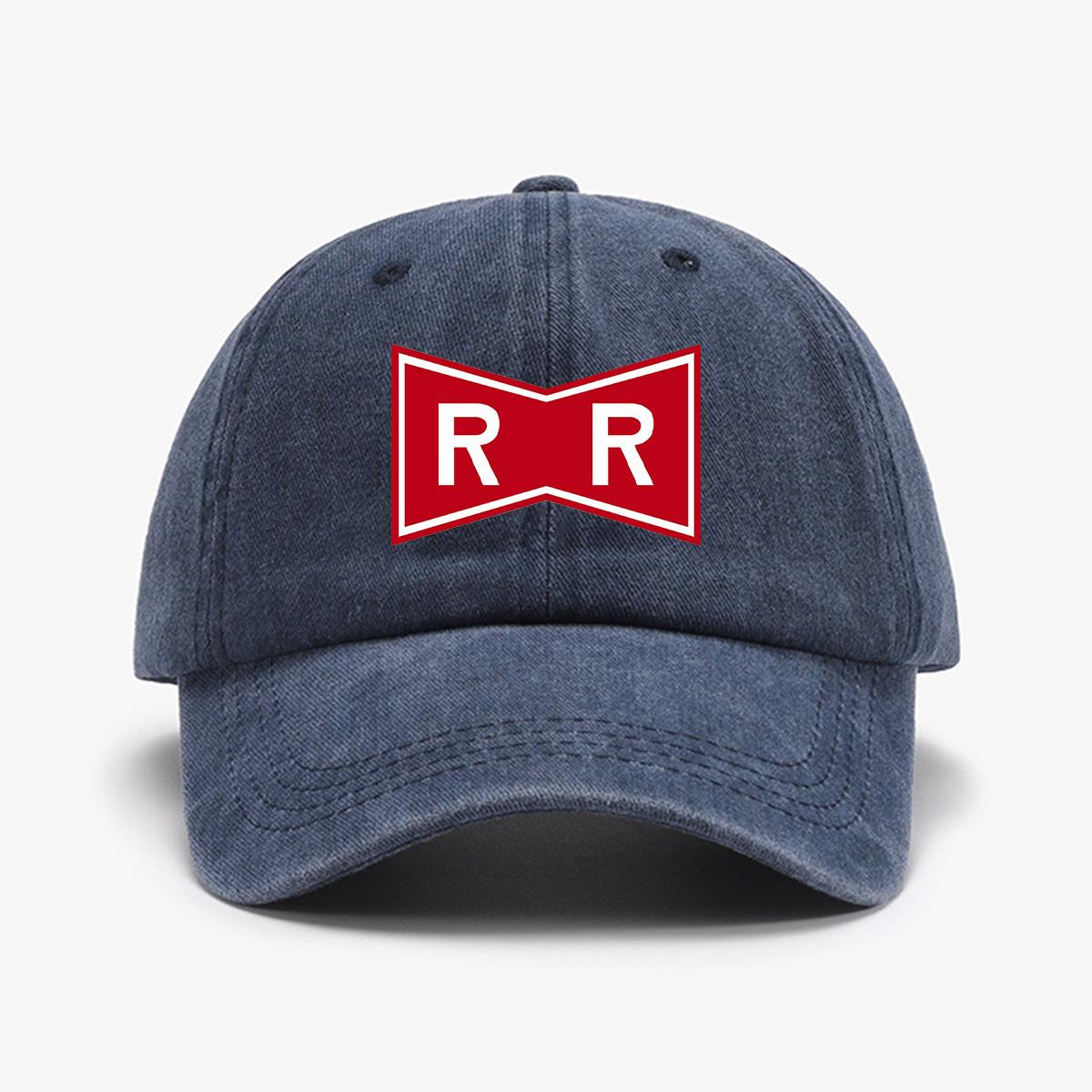 

Printed Baseball Cap Unisex Retro Washed Distressed Sun Hat Outdoor Fashion Accessory Hat for Men Women