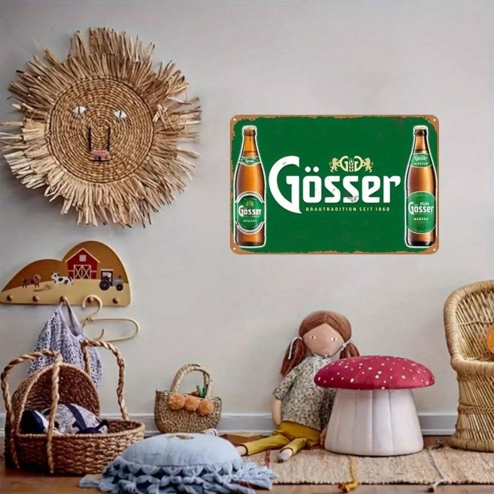 Vintage Beer Metal Tin Sign Wall Art 8x12 Inch Pub Bar Man Cave Garage Decor