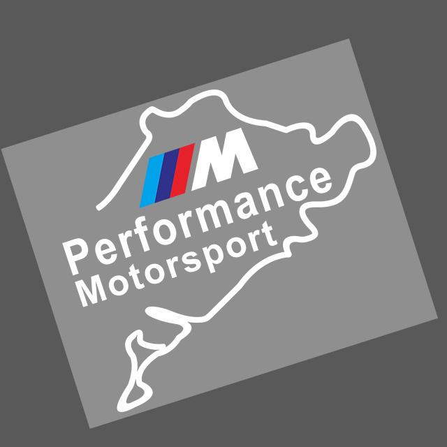 1 Stück Auto Kraftstofftankdeckel Aufkleber Racing Performance Aufkleber Für BMW F10 F07 E90 E60 F30 E89 E85 E91 E92 X1 X3 X4 X5 X6 3 5 7 Serie weiß