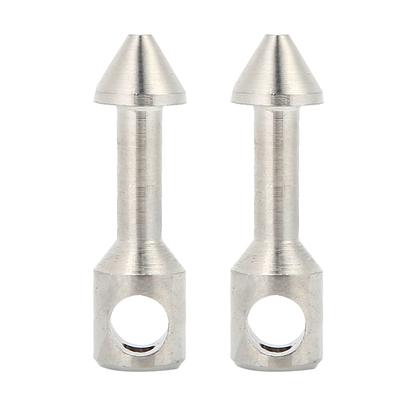 2 6PCS Durable Stainless Steel  Bone Spearfishing Speargun Bands Divers Accessory