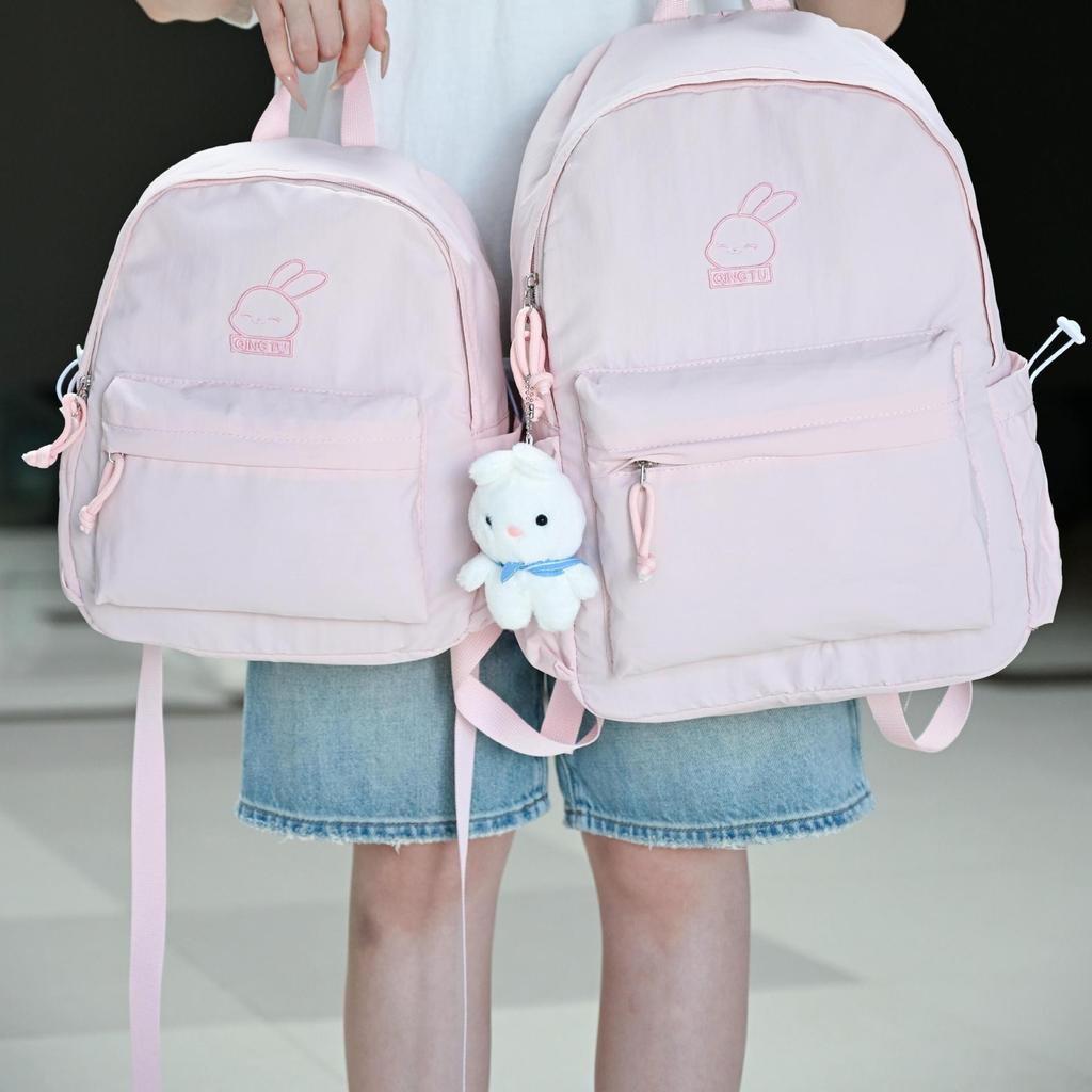 Schoolbag Korean version fashion college style backpack women's travel bag leisure bag trend high school student schoolbag backpack