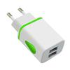 Dual Usb Wall Charger Portable LED EU Plug Home Phone Power Adapter