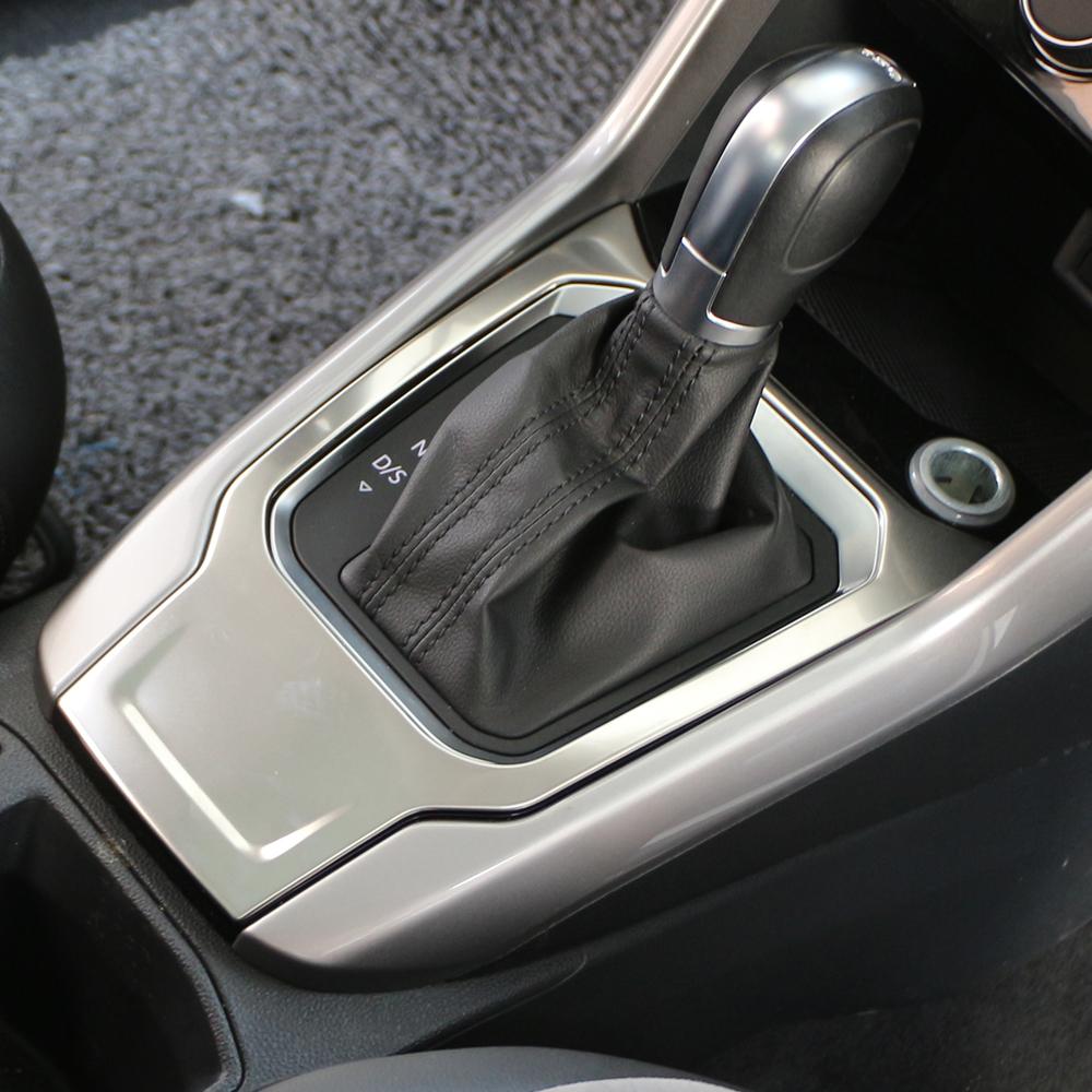 Car Gear Shift Knob Panel Cover for Volkswagen VW Troc T-Roc 2018 2019 2020 2025 2025 Sticker Trim Stainless Steel Accessories