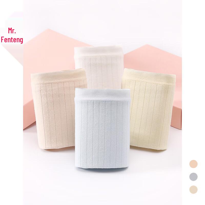 Fenteng Women's Antibacterial Cotton Briefs 4-Pack