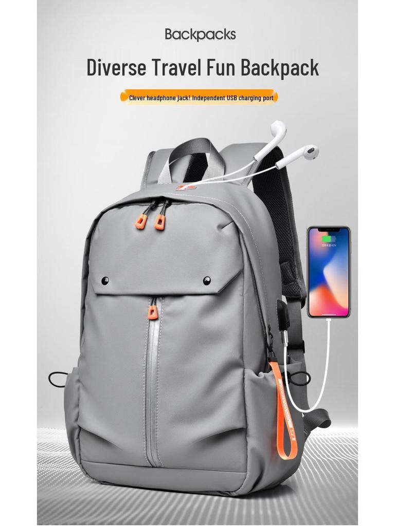 Men's High-End Fashion Waterproof Travel and Business Laptop Backpack