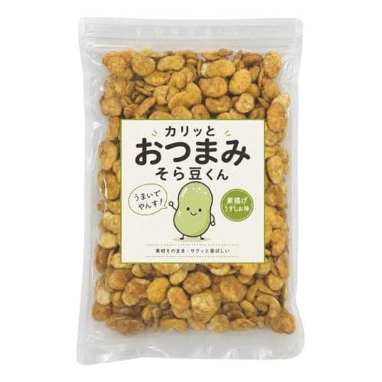 Broad Beans Fried Lightly Salted 350g Large Size Snack Resealable Bag Shinshu Good Things Lab