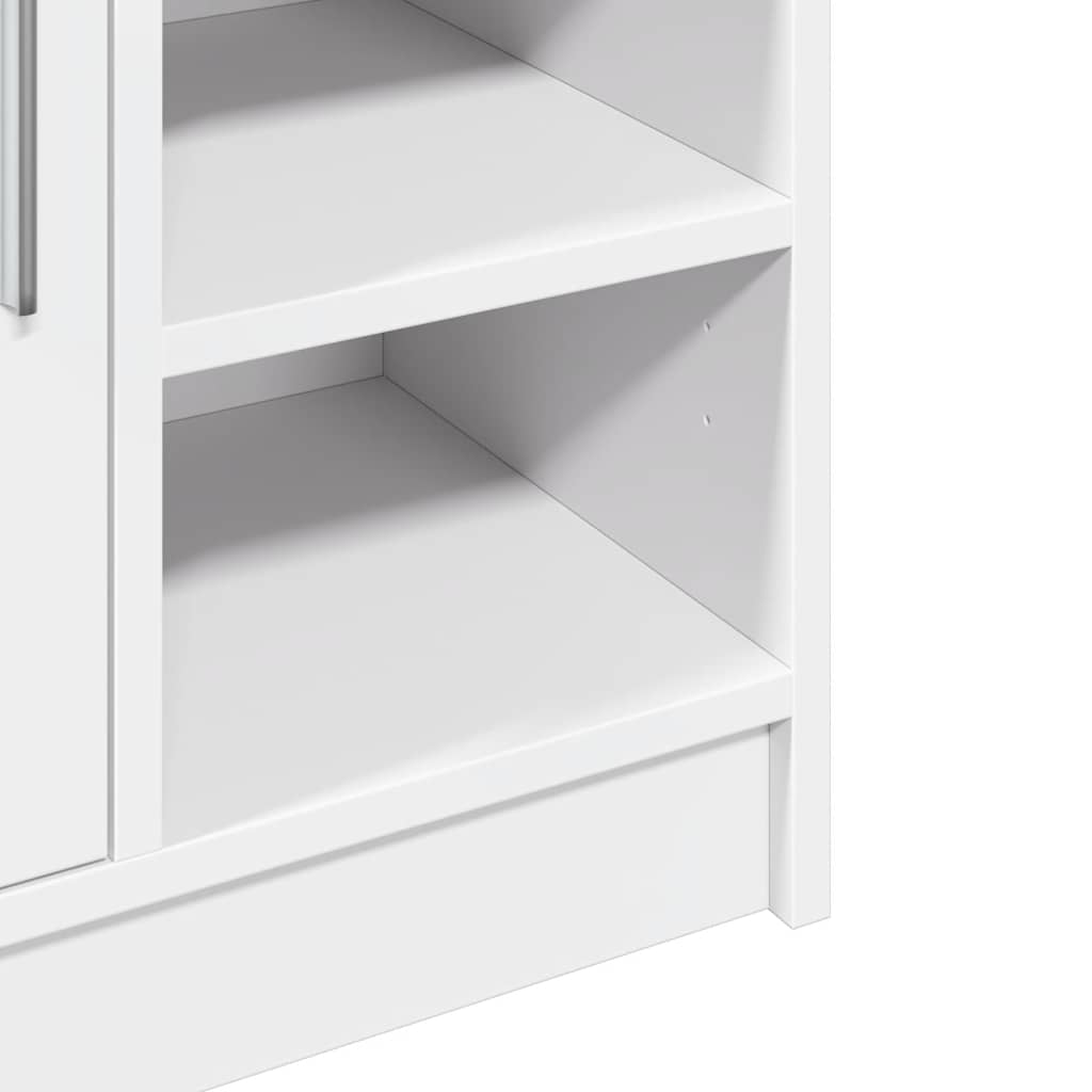 Bathroom Vanity Unit White 63 X 29 X 55 Cm Engineered Wood