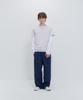 PSSHOPPER [2 Pack] Slub Short Sleeve, Cut-Out Long Sleeve Layered Set [Cocoa, White]