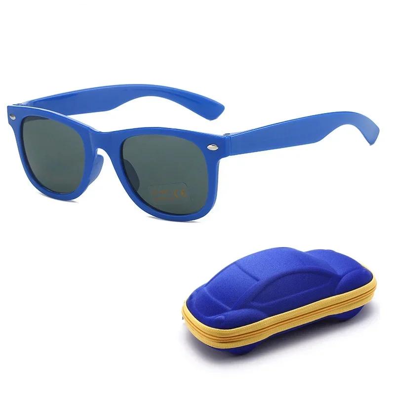 Fashionable And Trendy Children'S Cute Sunglasses Retro Candy Color Outdoor Sun Protection Eyeglasses With Glasses Box Uv400