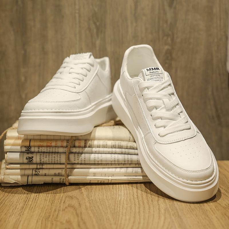 Xiaobai autumn new casual board shoes white shoes leather shoes sports trendy shoes