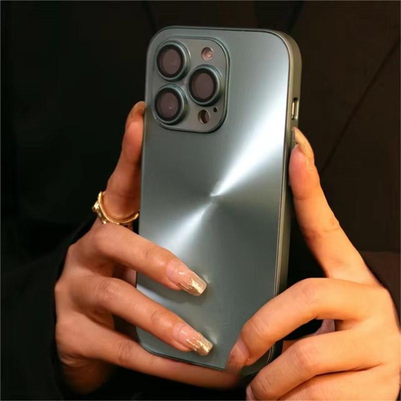 Luxury Bling Laser Aurora Pattern Phone Case for iPhone 16 15 Pro Max 13 12 11 14 Plus Cases Soft Bumper Shockproof Matte Cover