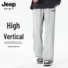 JEEP SPIRIT Men's Printed Flared Casual Pants
