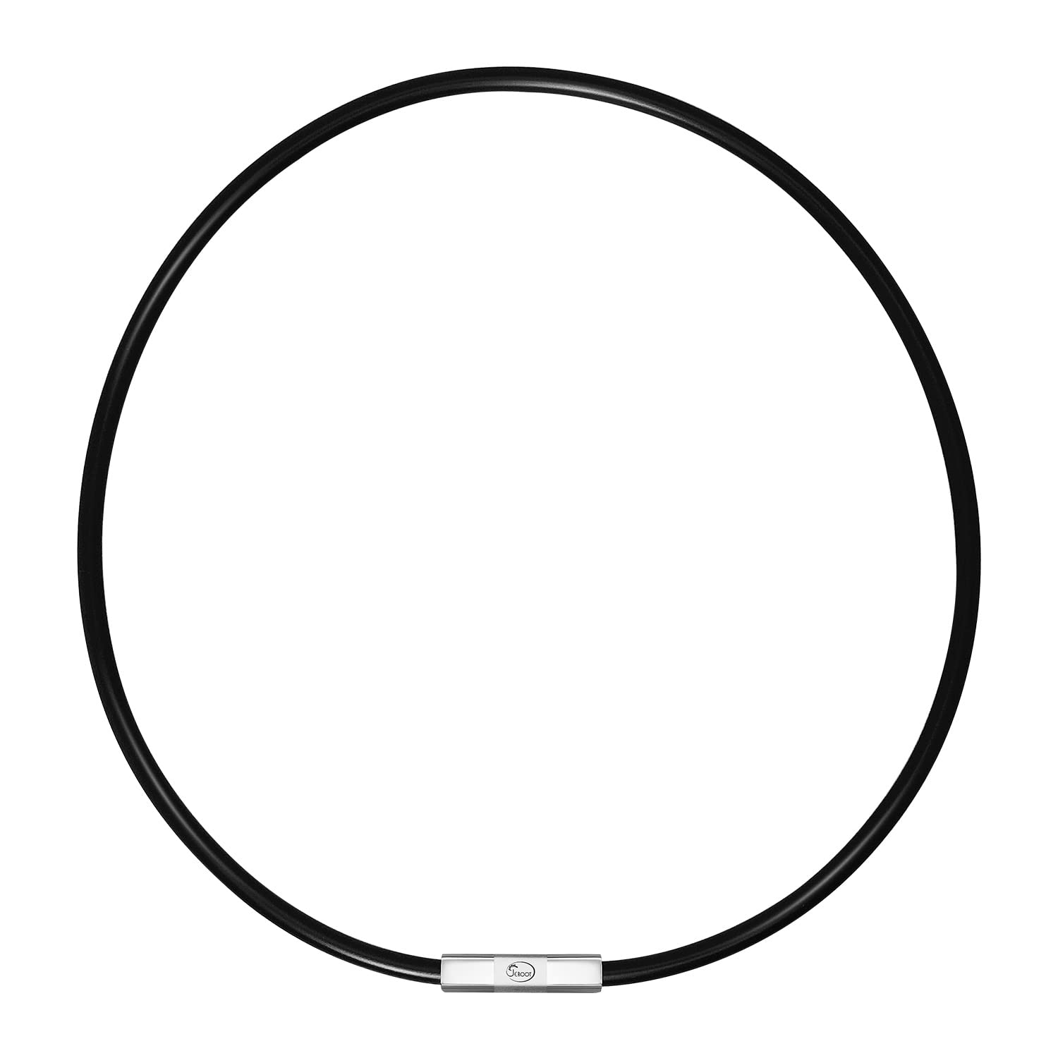

[Jeroot] Magneloop Magnetic Necklace for Men and Women, Strong, Sports, Simple, 47cm, Includes Exclusive Box