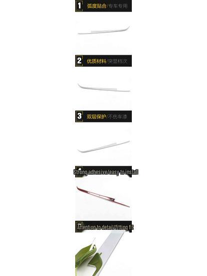 CS75 Co-Pilot Trim Electroplated Center Console Instrument Panel Decoration Sticker.