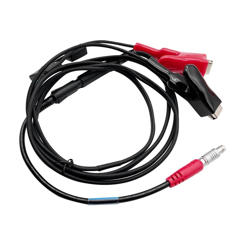 External Power Cable A00302+A00400 With Alligator Clips For GPS HiPer Or HiPer Lite