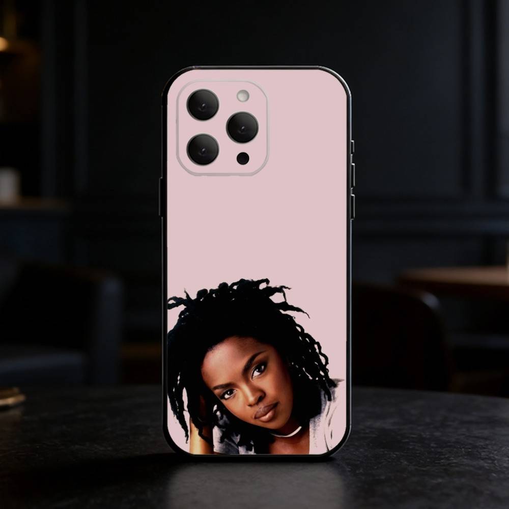 Sängerin L-Lauryn Hill Handyhülle Für iPhone 17,16,15,14,13,12,11 Plus,Pro,Max,Mini Silikon schwarz Weiche Hülle