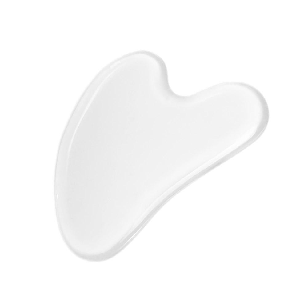 Natural Jade Scraping Board Face & Body Gua Sha Massage Brush Heart Shaped Massager Scrapers Tools For Face Neck Back Body