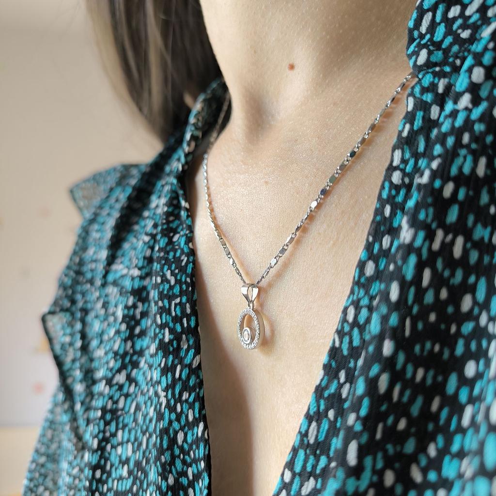 Silverhänge med cubic zirconia (2191582)