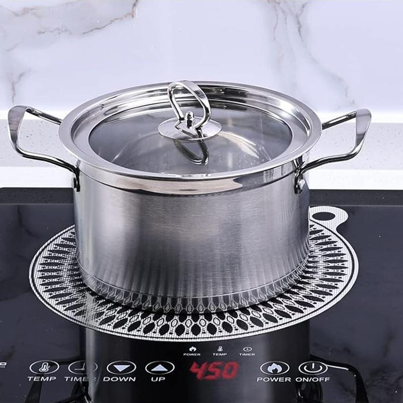 1Pc Induction Cooktop Mat Cooktop Scratch Protector For Induction Stove Silicone Mats Heat Resistance For Air Fryer Liners
