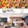 Ultraflache LED-Deckenleuchte 3 Farben Deckenlampe Zifferblattsteuerung 220V Wohnzimmer Schlafzimmer Küche Aufputz-Panel Deckenleuchten