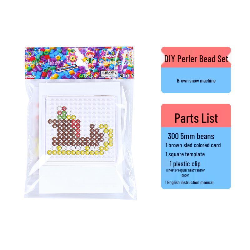 

5MM Christmas Series Perler Beads Kit: DIY Educational Toy for Kids