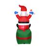Christmas Inflatable Santa Gift Box Led Decoration