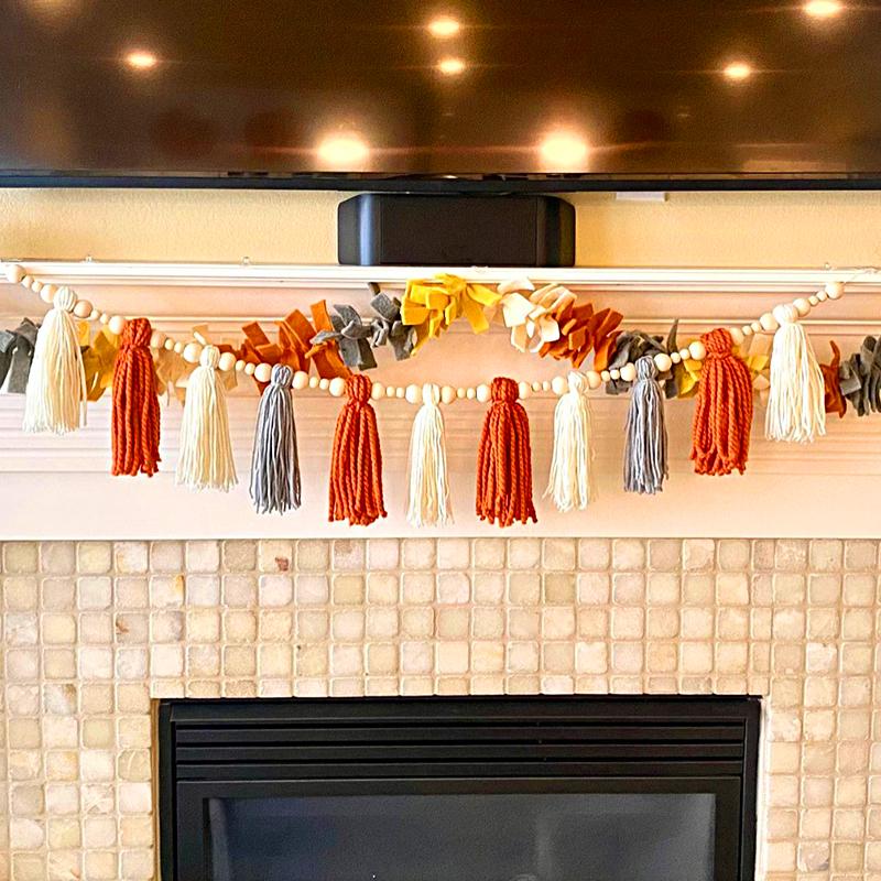 2M Hanging Window Wall Gifts Decorative Handicraft Handmade Tassels DIY Thanksgiving Day Creative Home Decoration