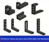 Adjustable Welding Platform: Flat Fixture Jigs, Positioning Ruler, Square Clamp, Lock Pin