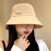 Sun Hat Bucket Hat Women'S Summer Plain Face Versatile Face Cover Thin Quick Drying Sun Protection Hat Showing Face Small Sun Basin Hat